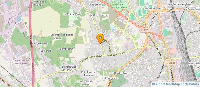 localisation de l'entreprise SCI VAL IMMO  SARAN