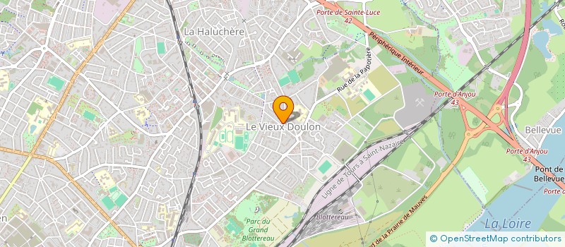 localisation de l'entreprise SCI VAL JOLI GRENERAIE  CARQUEFOU