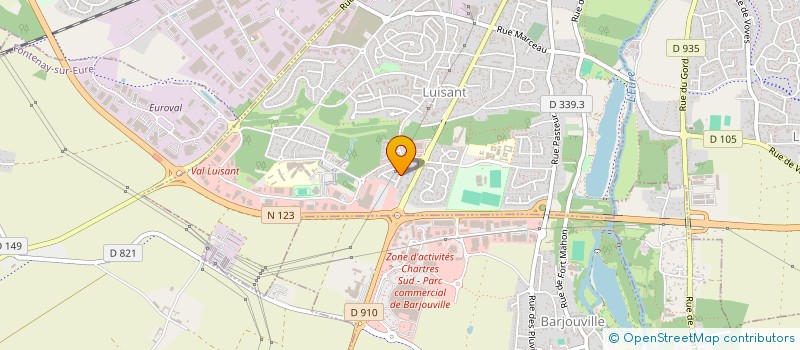 localisation de l'entreprise SCI VAL KENZA à LUISANT