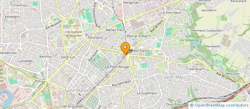 localisation de l'entreprise SCI VAL KIM  BREST