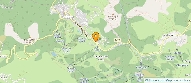 localisation de l'entreprise SCI VAL LOCOM  PEONE