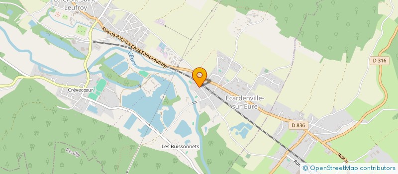 localisation de l'entreprise SCI VAL'M  CLEF VALLEE D'EURE