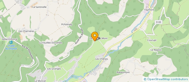 localisation de l'entreprise SCI VAL MARINE  LE VAL-D'AJOL