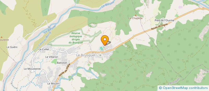 localisation de l'entreprise SCI VAL MONTANA  LE BRUSQUET