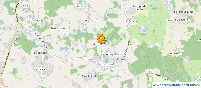 localisation de l'entreprise SCI VAL PARAISO à CHAPTELAT