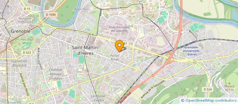 localisation de l'entreprise SCI VAL PIERRE  SAINT-MARTIN-D'HERES