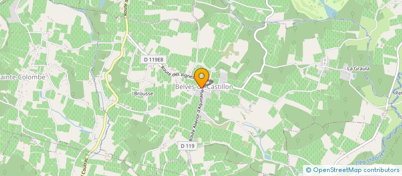 localisation de l'entreprise SCI VAL REAS  FLAUJAGUES