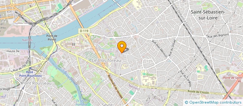 localisation de l'entreprise SCI VAL ROMANS à SAINT-SEBASTIEN-SUR-LOIRE