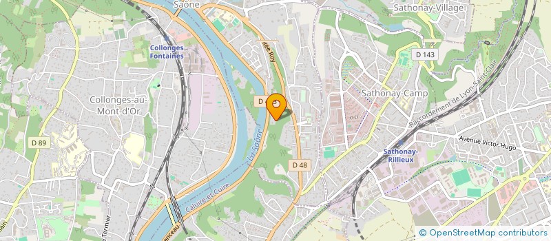 localisation de l'entreprise SCI VAL SAYF  FONTAINES-SUR-SAONE