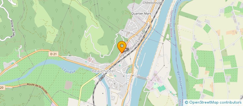 localisation de l'entreprise SCI VAL-SCLT à BEAUCHASTEL