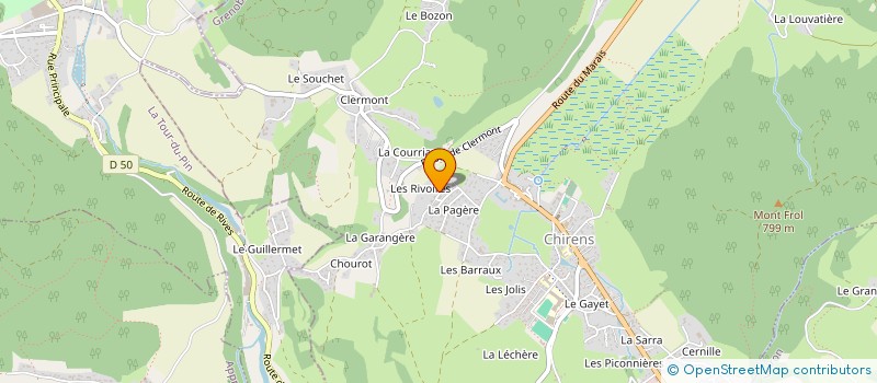 localisation de l'entreprise SCI VAL SEIGNUS  CHIRENS
