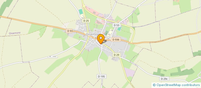 localisation de l'entreprise SCI VAL ST MARTIN  OISEMONT