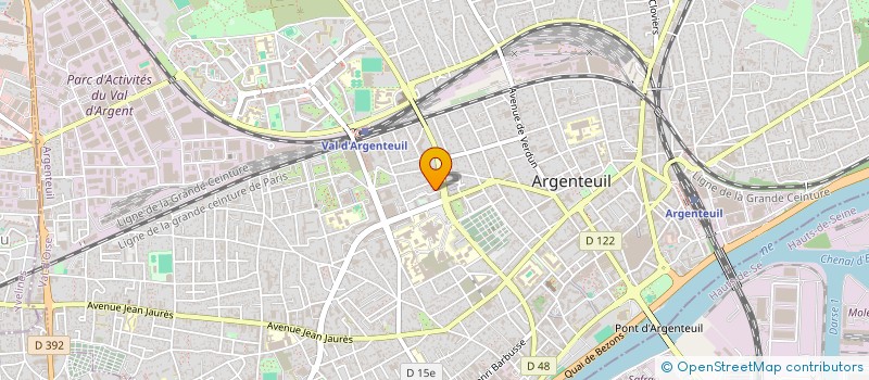 localisation de l'entreprise SCI VAL SUD  ARGENTEUIL