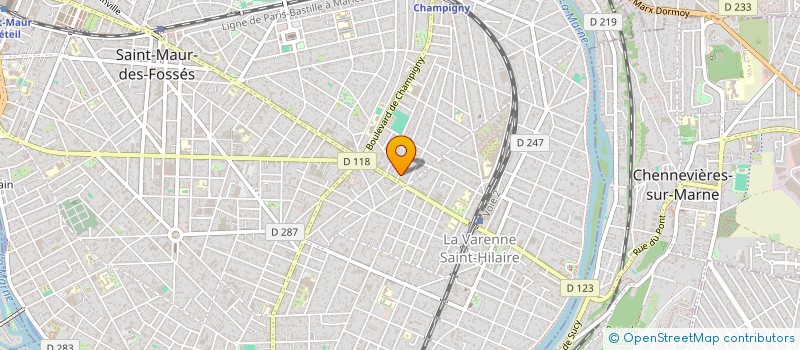 localisation de l'entreprise SCI VAL TUILLE à SAINT-MAUR-DES-FOSSES