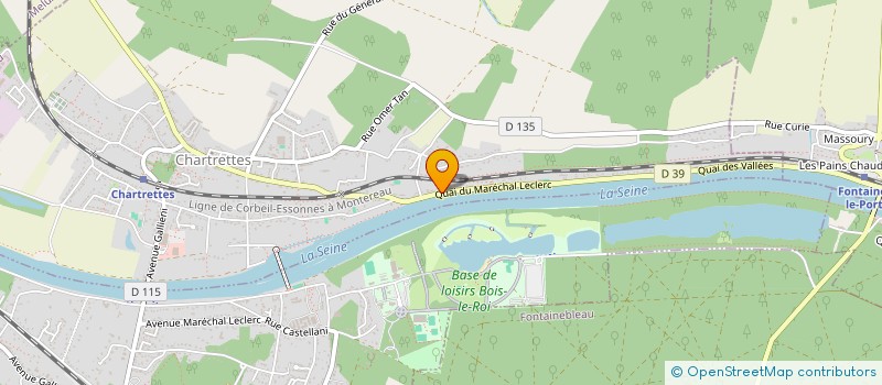 localisation de l'entreprise SCI VAL VIN  CHARTRETTES