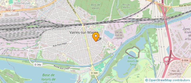 localisation de l'entreprise SCI VAL2C  VAIRES-SUR-MARNE