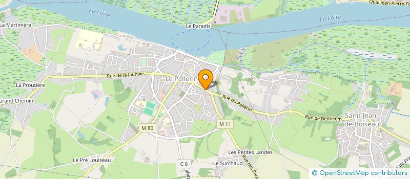 localisation de l'entreprise SCI VALA BREHA  LE PELLERIN