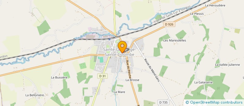 localisation de l'entreprise SCI VALAC à SAINTE-GAUBURGE-SAINTE-COLOMBE