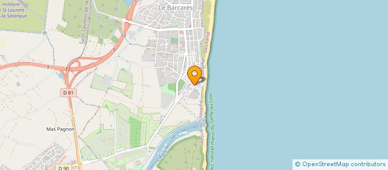 localisation de l'entreprise SCI VALACASA  LE BARCARES