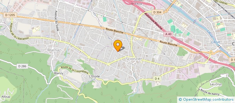 localisation de l'entreprise SCI VALADRI  SCIONZIER