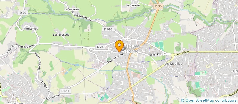 localisation de l'entreprise SCI VALAIX 2  GREZIEU-LA-VARENNE