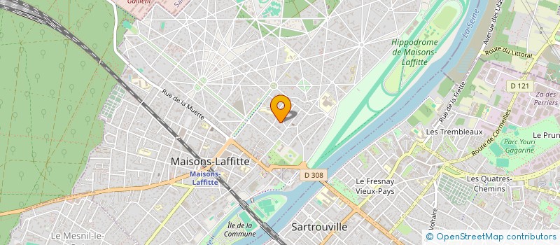 localisation de l'entreprise SCI VALAJOLI  MAISONS-LAFFITTE