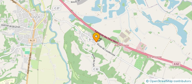 localisation de l'entreprise SCI VALANDINE  LAYRAC