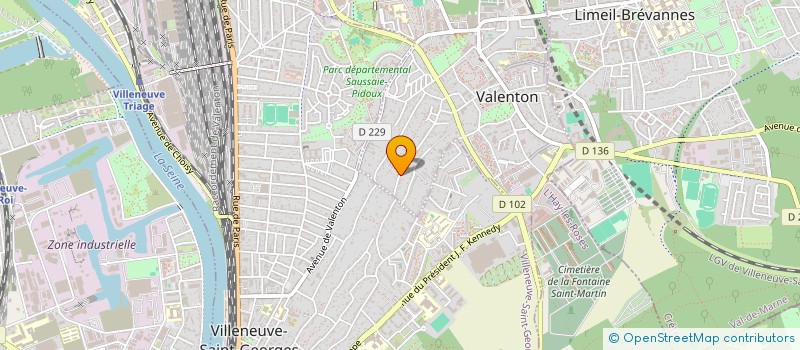 localisation de l'entreprise SCI VALANDRE à VALENTON