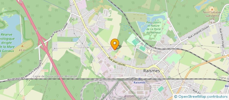 localisation de l'entreprise SCI VALANGES  RAISMES