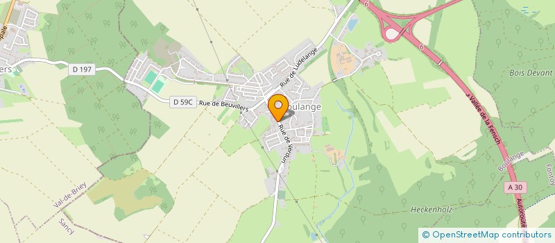 localisation de l'entreprise SCI VALANREY  BOULANGE