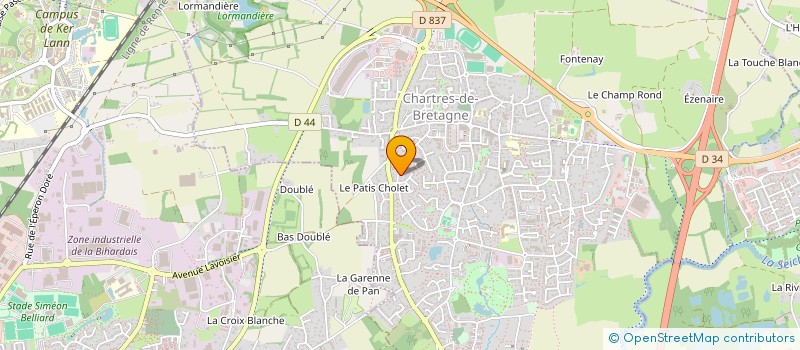 localisation de l'entreprise SCI VALANSENA  CHARTRES-DE-BRETAGNE