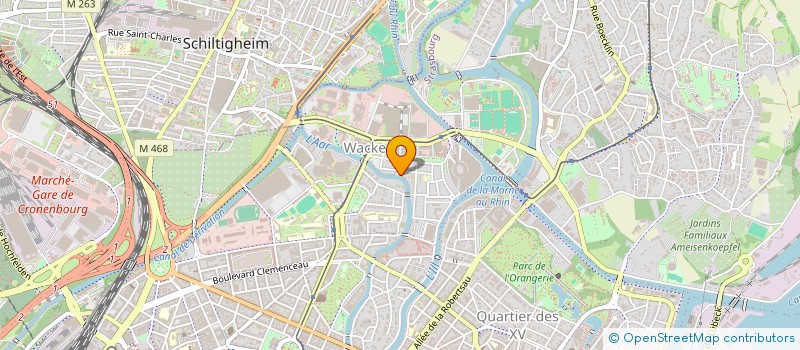 localisation de l'entreprise SCI VALANT  STRASBOURG