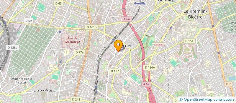 localisation de l'entreprise SCI VALANTE  ARCUEIL