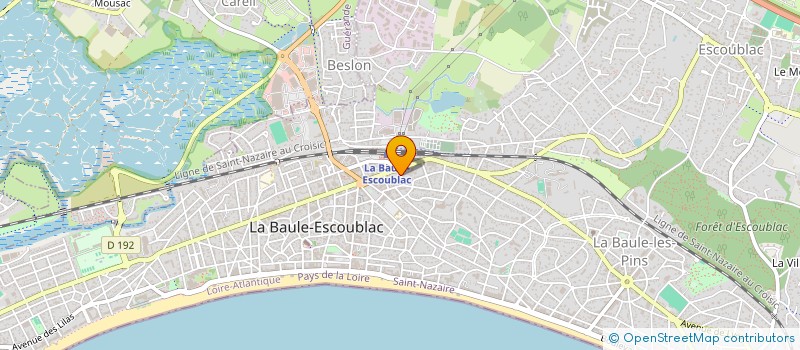 localisation de l'entreprise SCI VALARCHER-AVRIL  LA BAULE-ESCOUBLAC