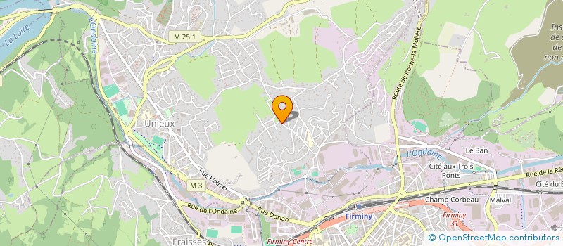 localisation de l'entreprise SCI VALAU  UNIEUX