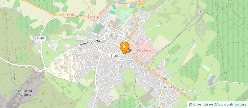 localisation de l'entreprise SCI VALAU  THUIR