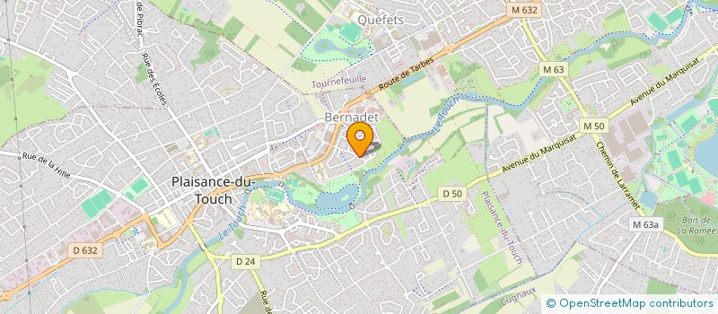 localisation de l'entreprise SCI VALAUGE  PLAISANCE-DU-TOUCH