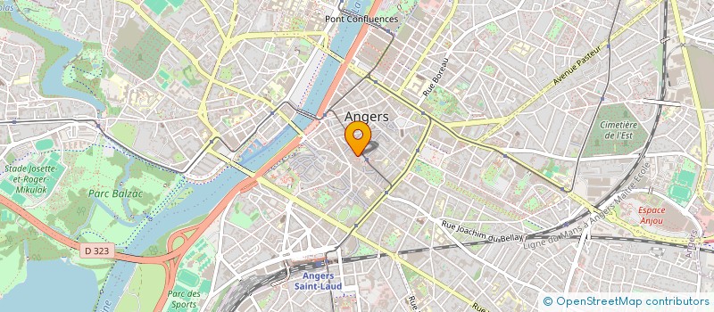 localisation de l'entreprise SCI VALAULUGE à ANGERS