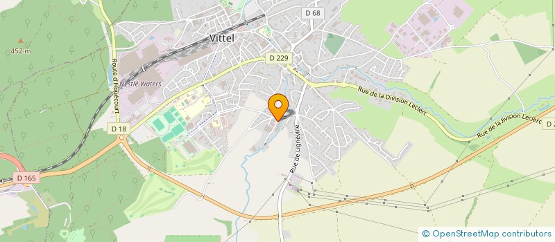 localisation de l'entreprise SCI VALAUR  VITTEL