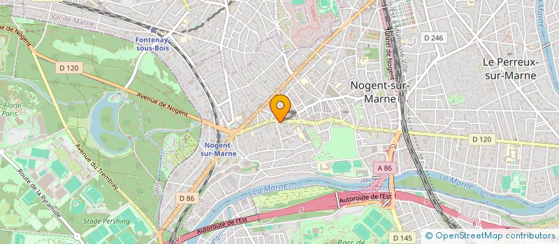 localisation de l'entreprise SCI VALAUR à NOGENT-SUR-MARNE