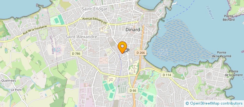 localisation de l'entreprise SCI VALAURMATH  DINARD