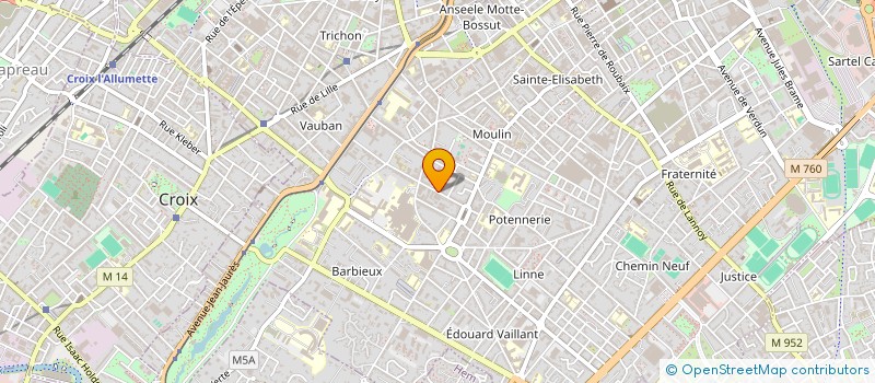 localisation de l'entreprise SCI VALAUTHO  ROUBAIX