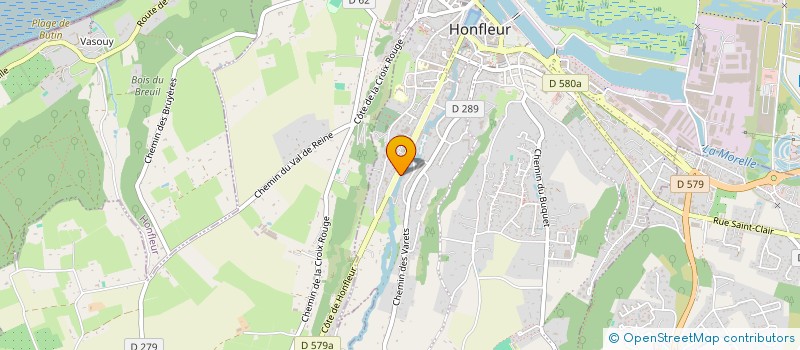 localisation de l'entreprise SCI VALAZUR L.J. à HONFLEUR