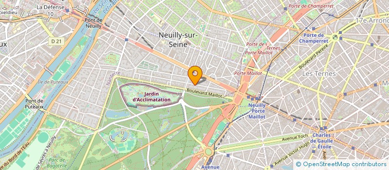 localisation de l'entreprise SCI VALBA à NEUILLY-SUR-SEINE