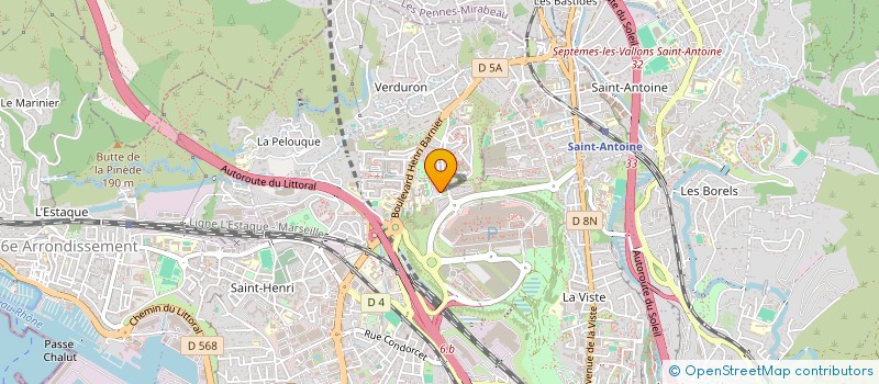 localisation de l'entreprise SCI VALBARELLE 191 à MARSEILLE