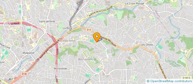 localisation de l'entreprise SCI VALBARELLE à MARSEILLE