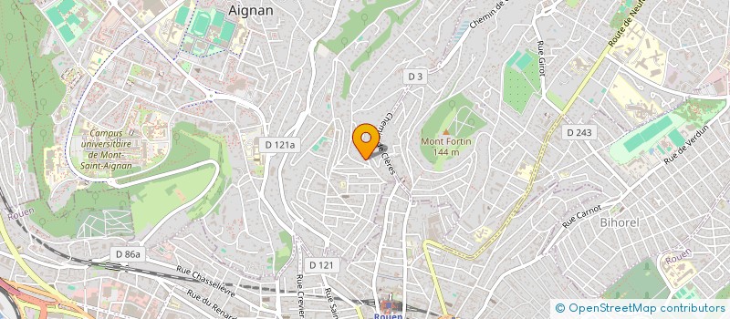 localisation de l'entreprise SCI VALBE  MONT-SAINT-AIGNAN