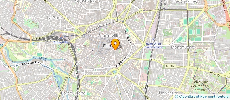 localisation de l'entreprise SCI VALBEN à DIJON
