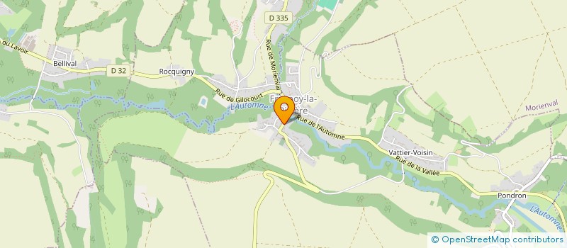 localisation de l'entreprise SCI VALBENOT  FRESNOY-LA-RIVIERE