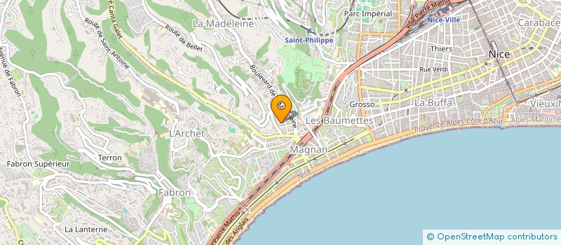 localisation de l'entreprise SCI VALBERG à NICE
